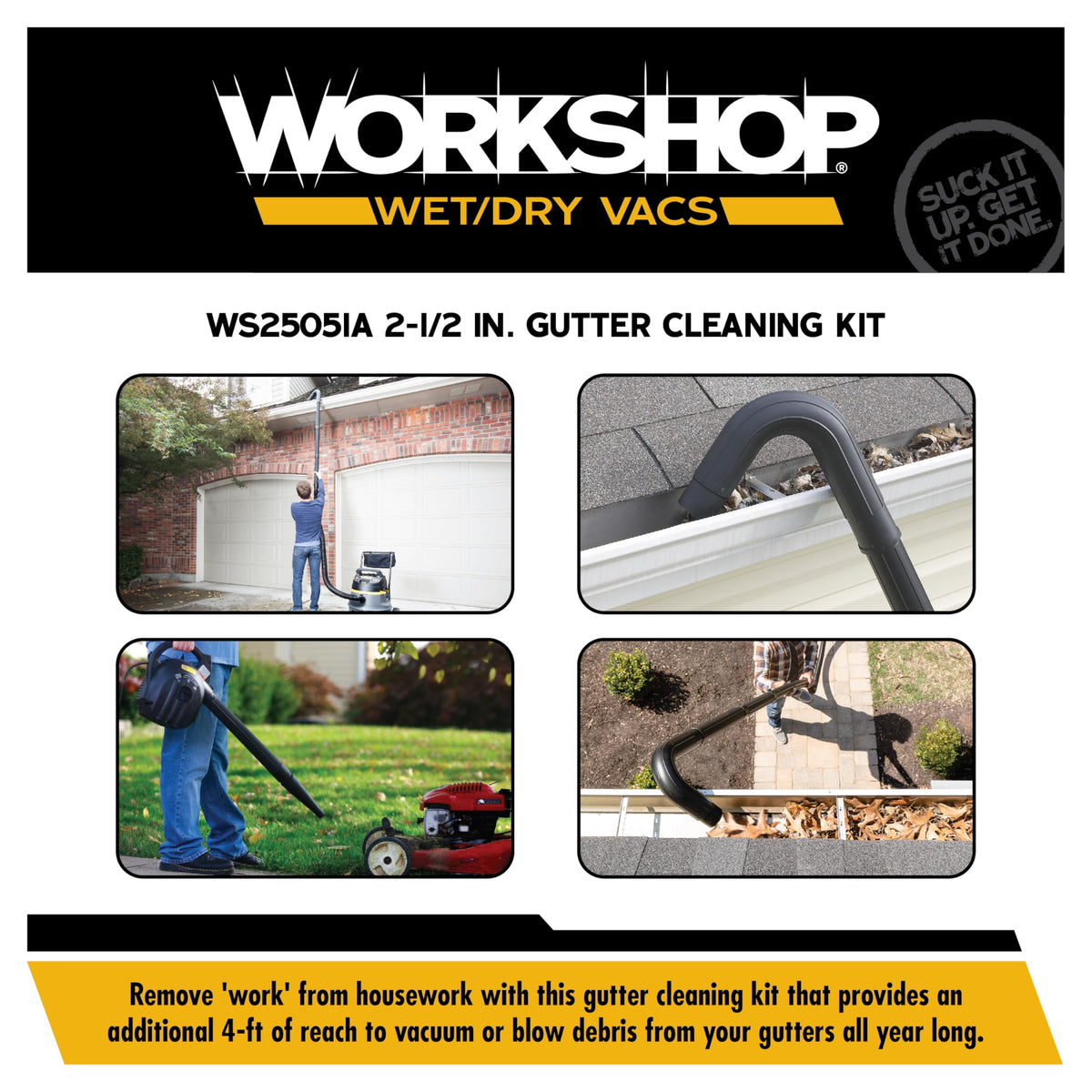 Gutter Cleaning Vac Attachment Kit X39493