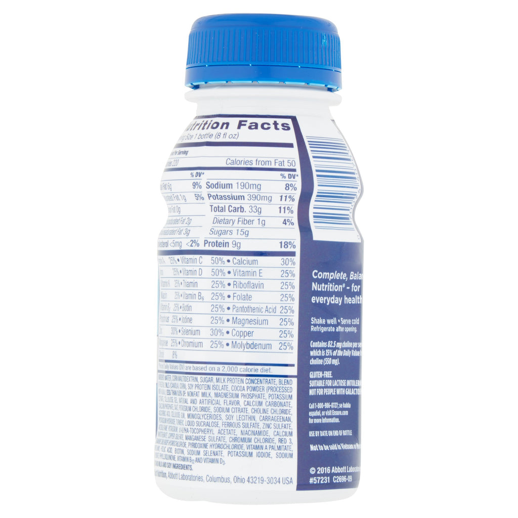 Original Nutrition Shake Milk Chocolate 8 Ounces 12 Count M194