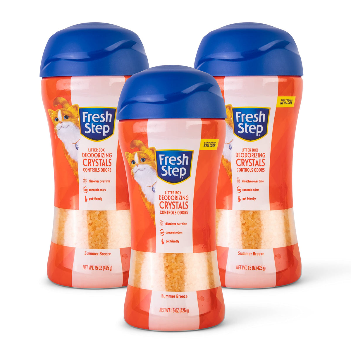 Cat Litter Crystals Summer Breeze Scent 15 Ounces 3 Pack R917