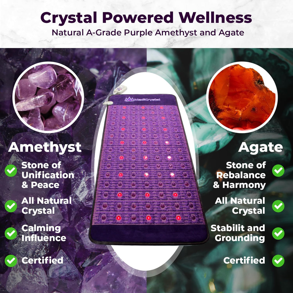 Far Infrared Amethyst Heating Pad Mini 32" L x 20"W B591