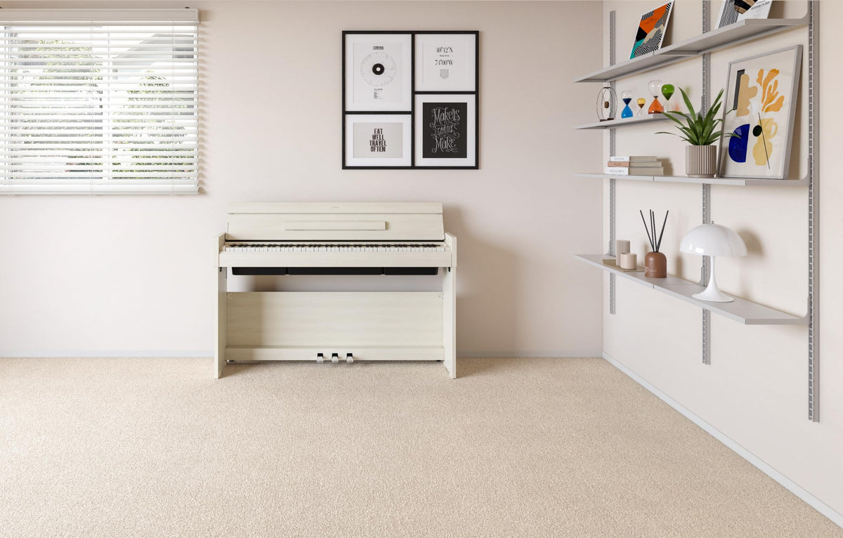 88-Key Weighted Digital Piano with 3-Pedal Unit in White Birch N158