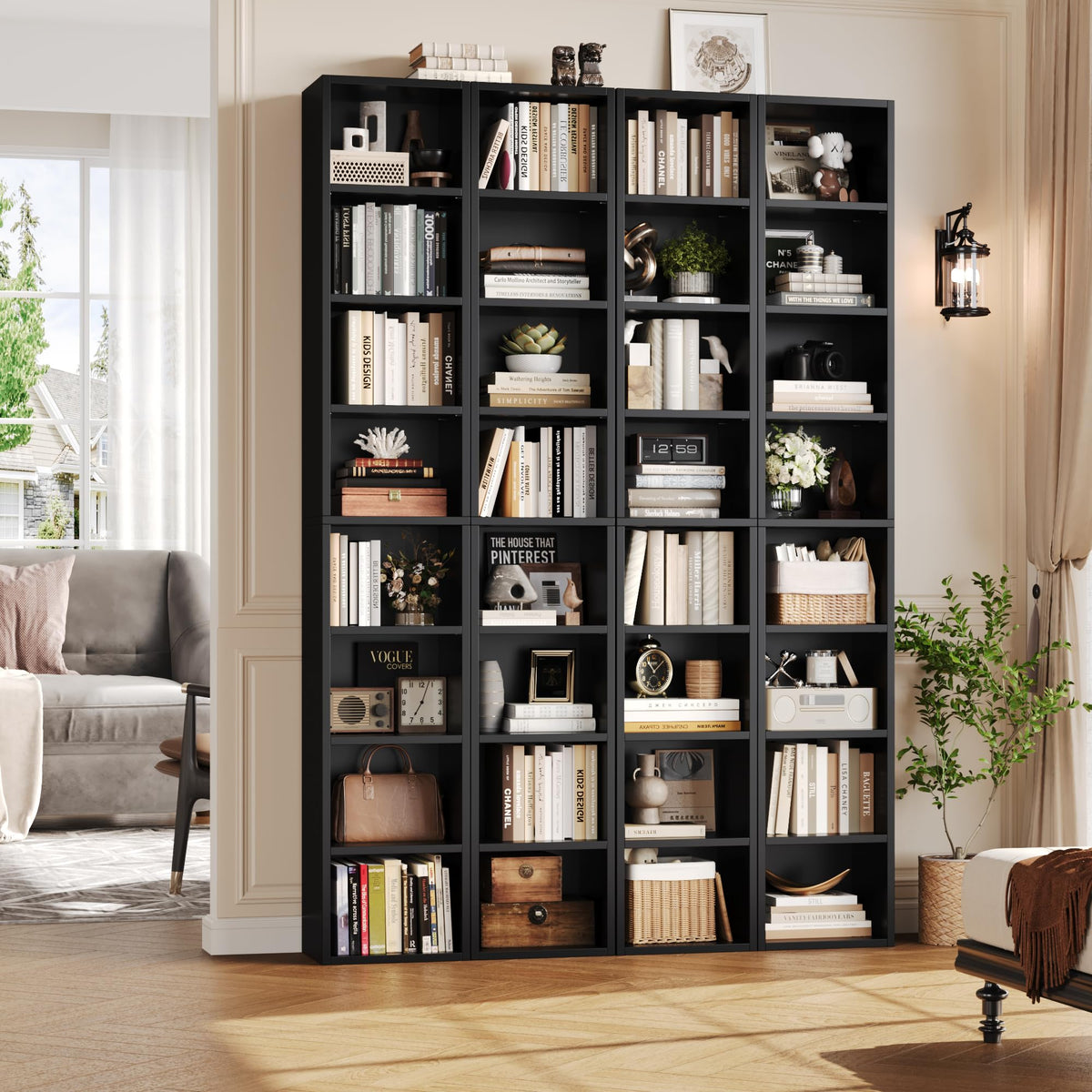 8-Tier Narrow Bookshelf Q91229