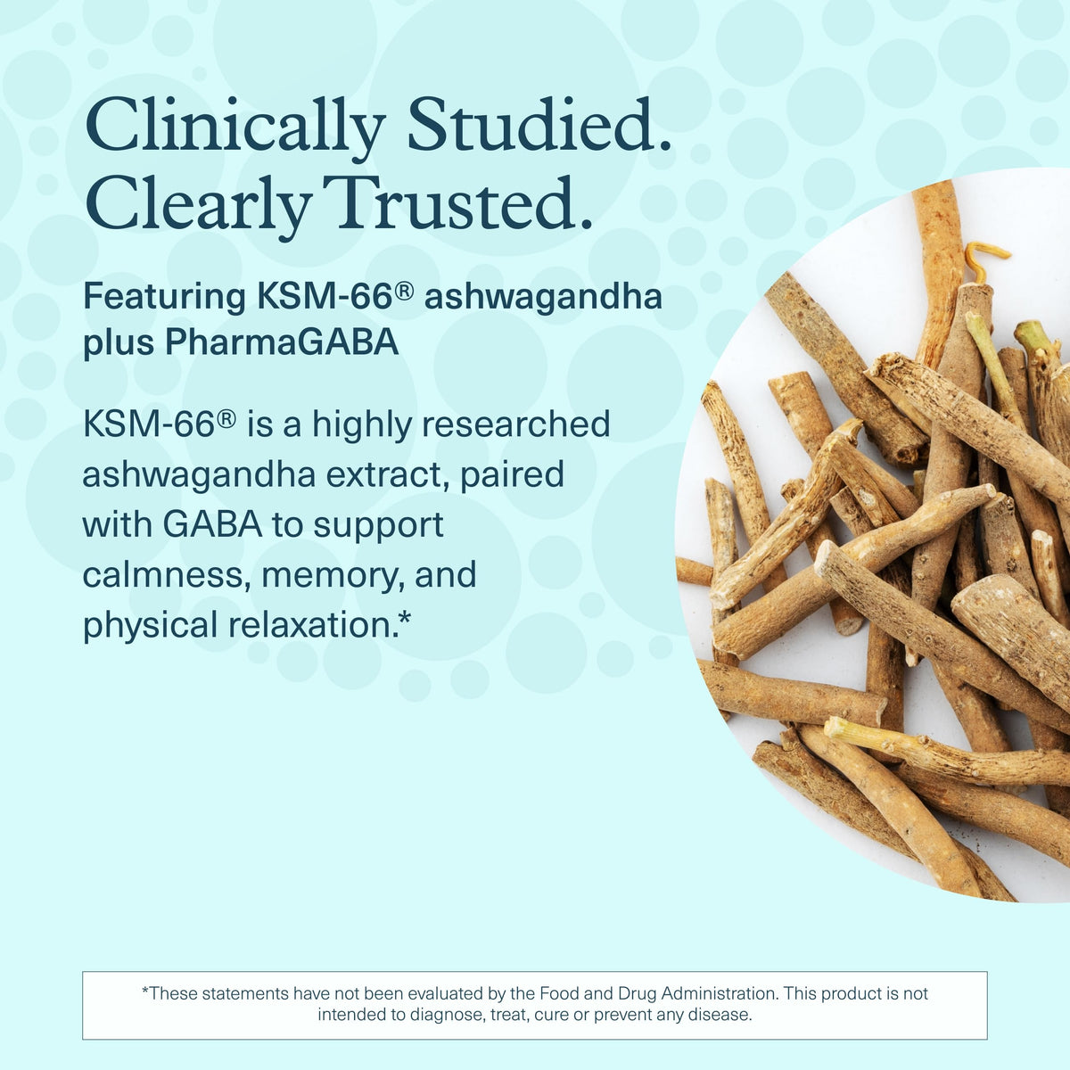 Ashwagandha + GABA 60 Vegetarian Capsules U399017