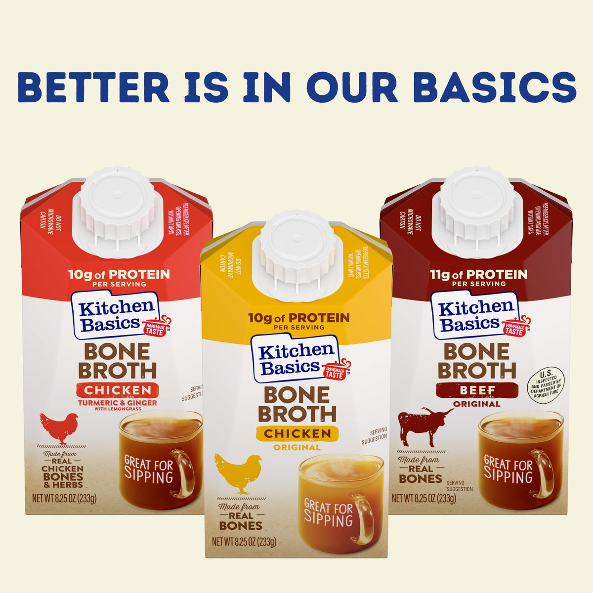 Beef Bone Broth 8.25 oz Carton N97093