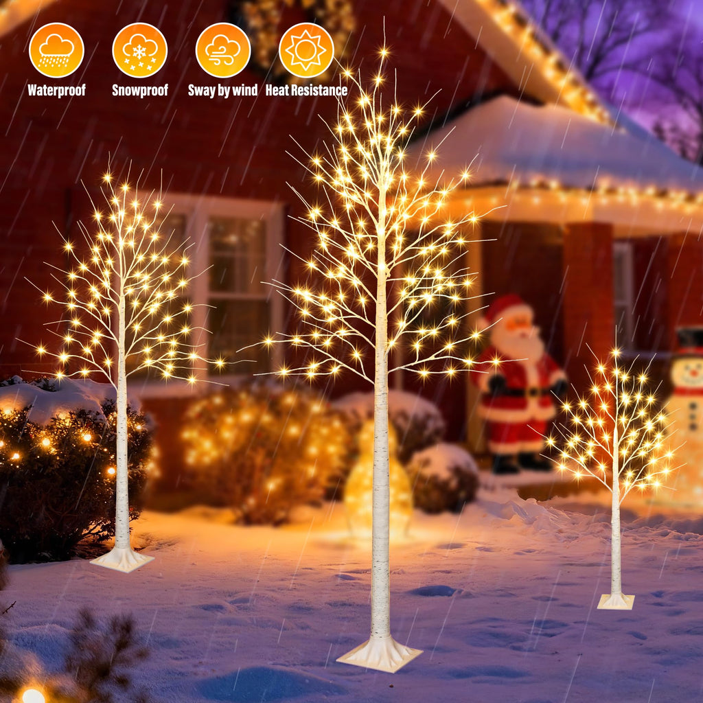 8FT 132LED Prelit Artificial Christmas Tree B619