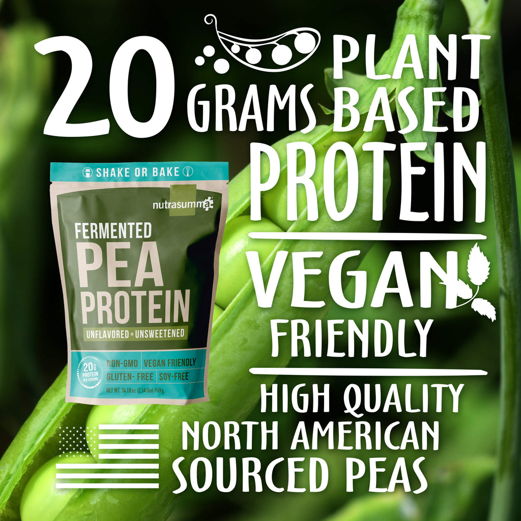 Unflavored Unsweetened Vegan Pea Protein Powder 2.14 LB J32375