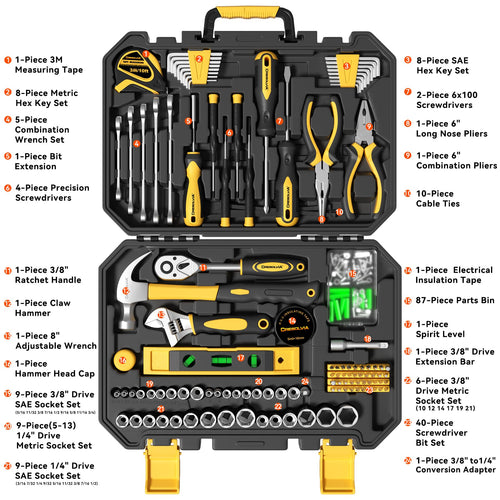 209 Piece Socket Wrench Tool Kit B93621
