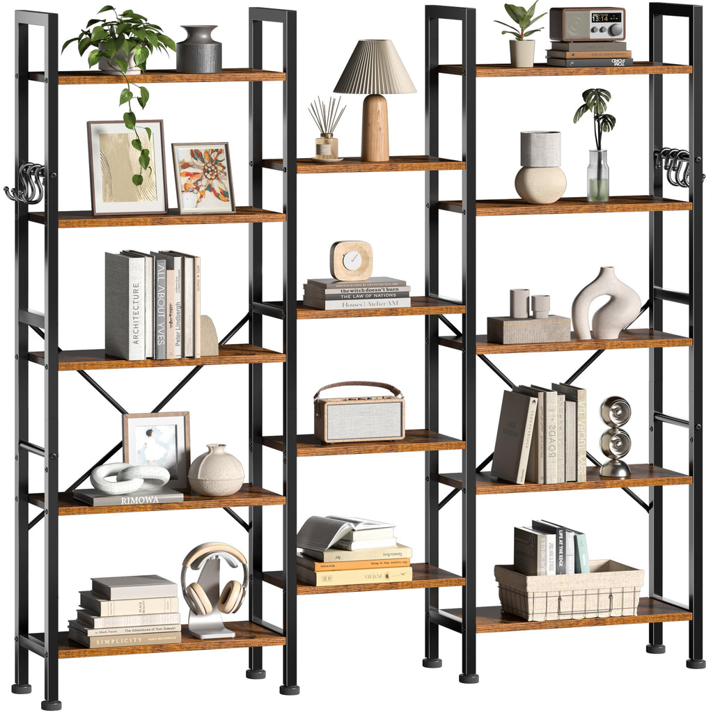 5 Tier Bookshelf with 14 Display Shelves O53360
