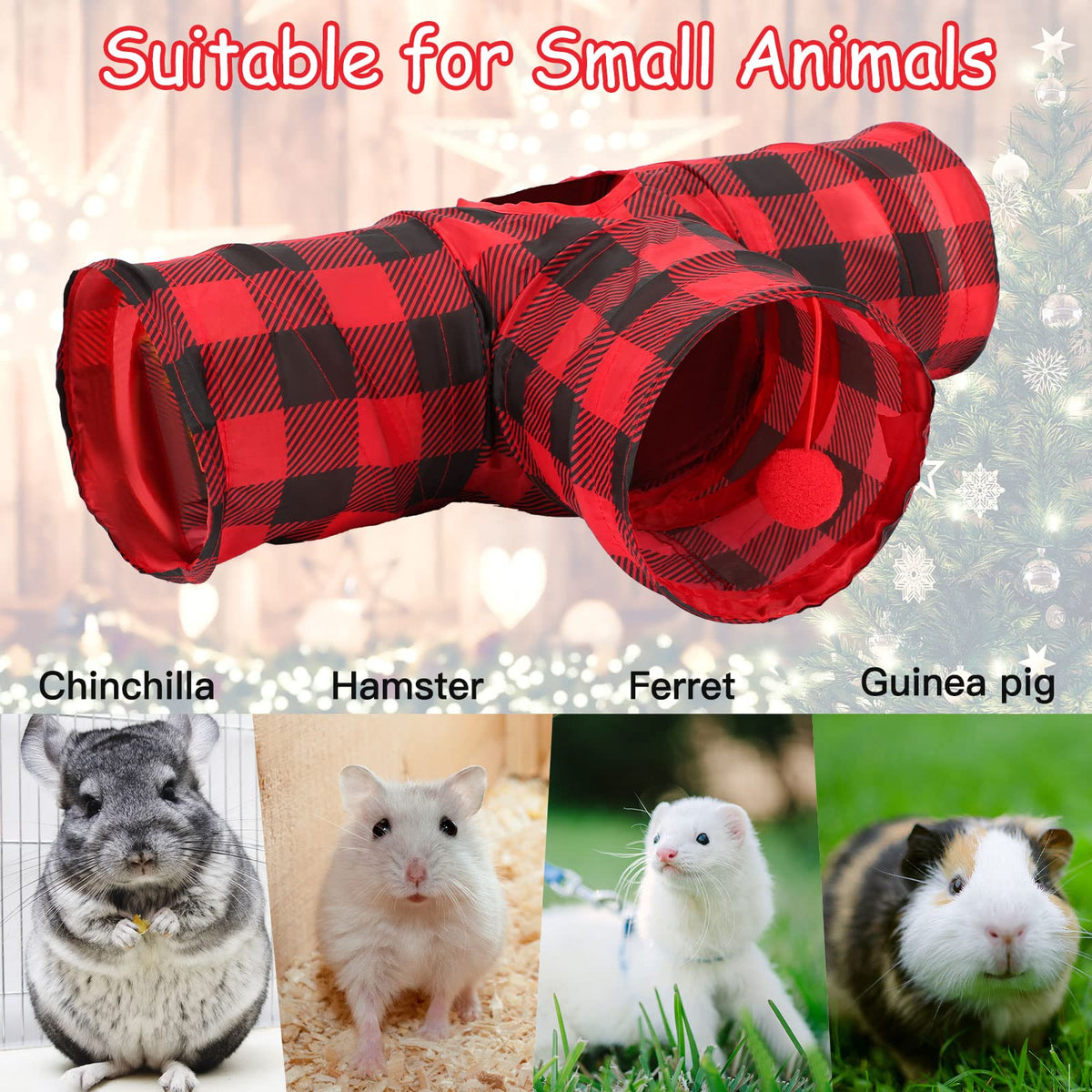 5.9" Collapsible 3 Way Small Animal Tunnel S78130
