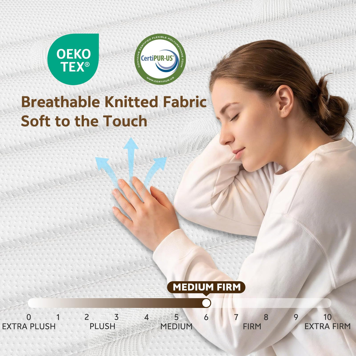 Full Size 12 Inch Hybrid Mattress O163