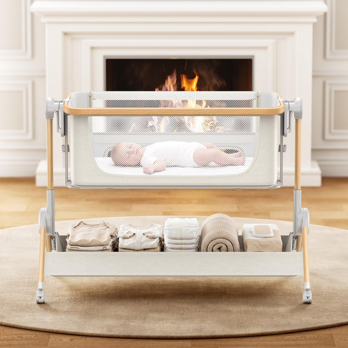 Baby Bassinet with Carry Bag F960764