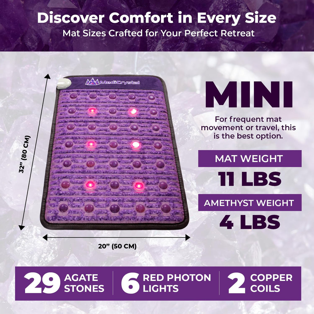 Far Infrared Amethyst Heating Pad Mini 32" L x 20"W B591
