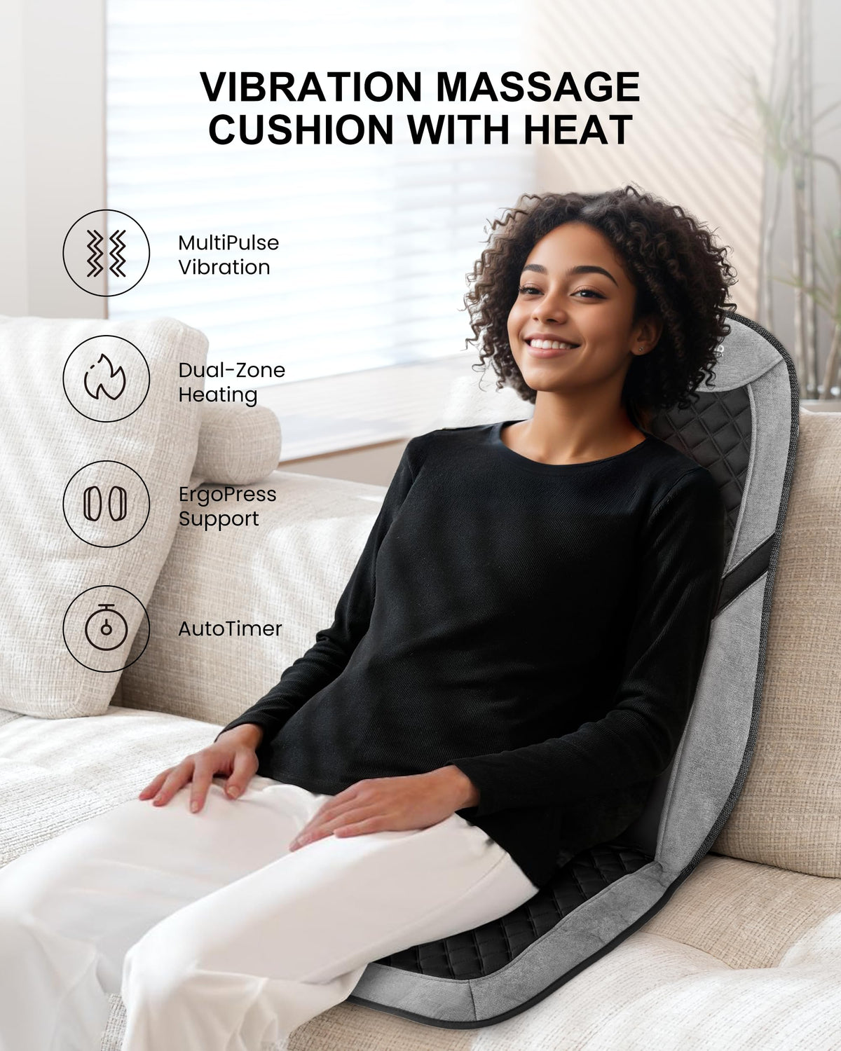 Back Massager with Heat O2714