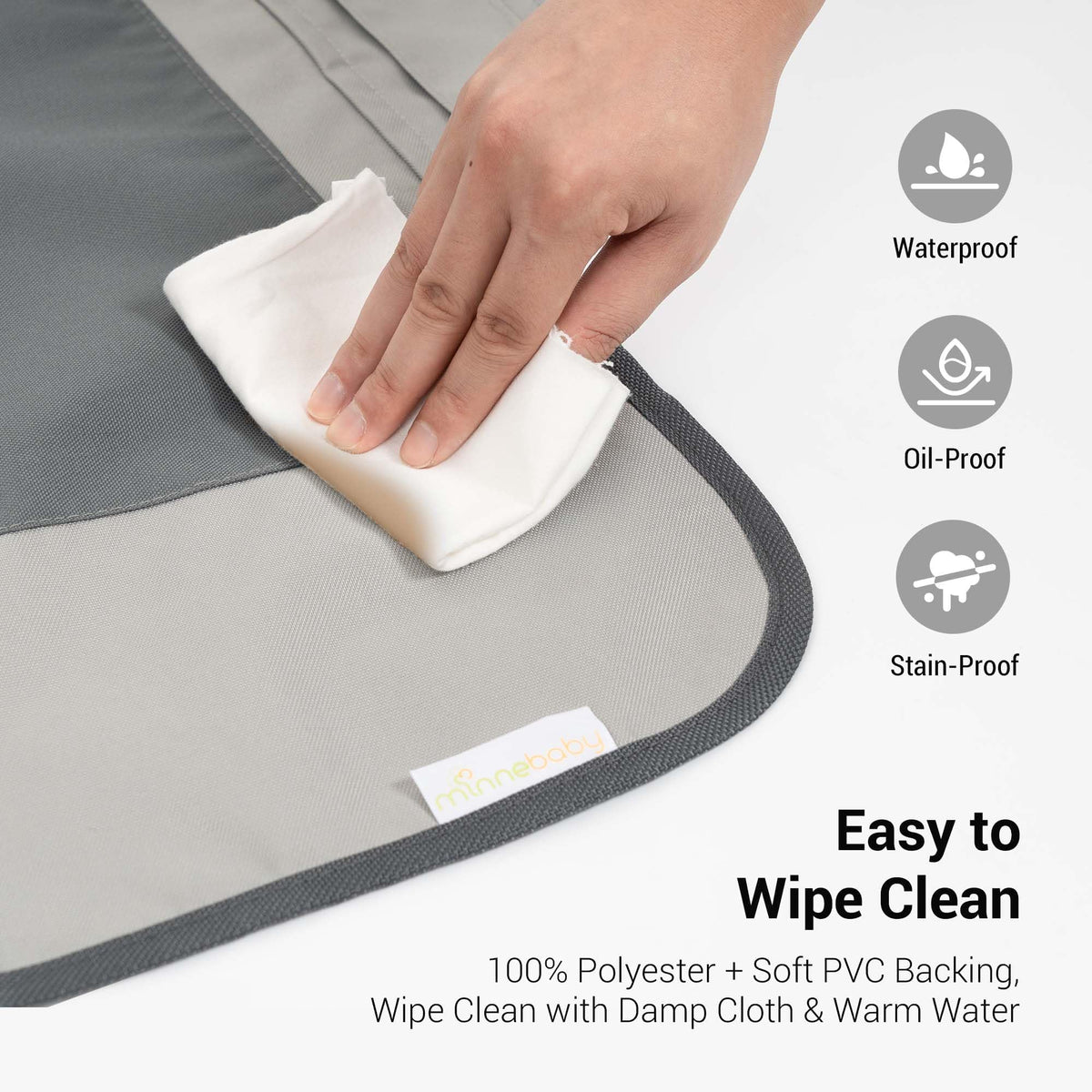 Extra Large Grey Booster Chair Protector Cover Y4682