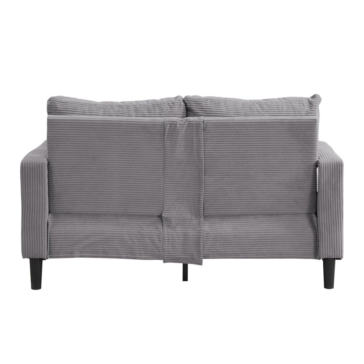 Light Gray Upholstered Loveseat Sofa J545