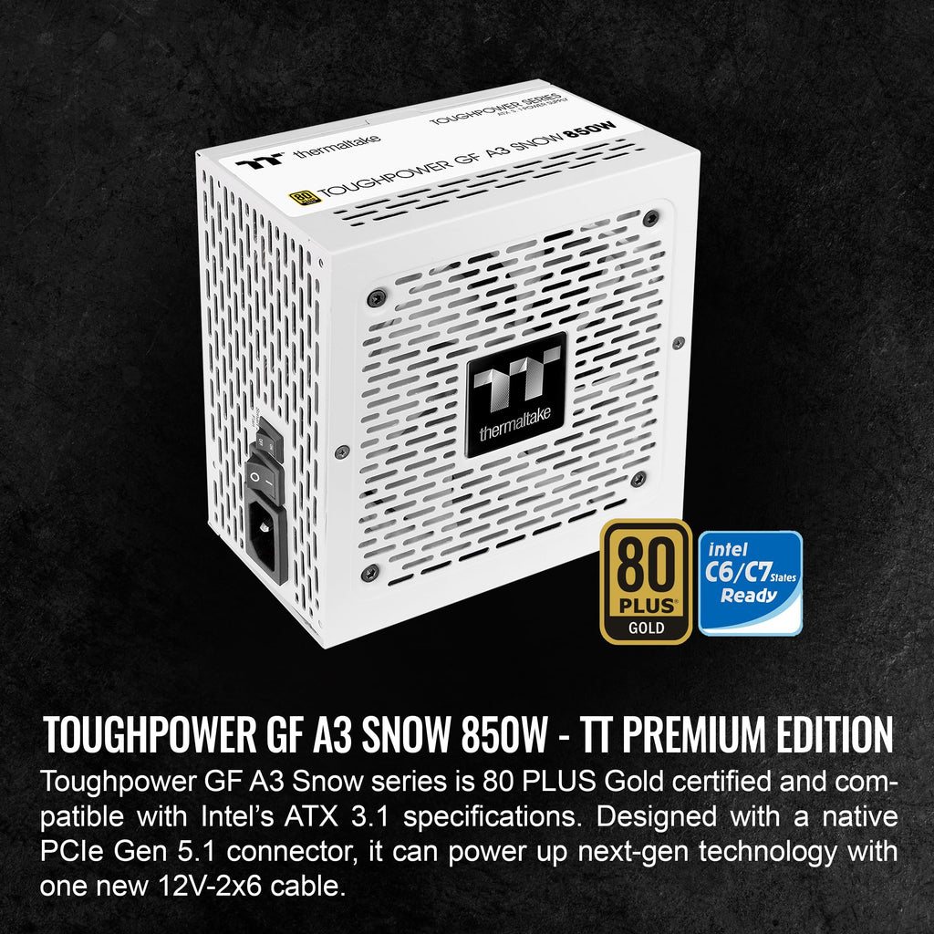 850W 80+ Gold Full Modular ATX 3.1 Power Supply E11762