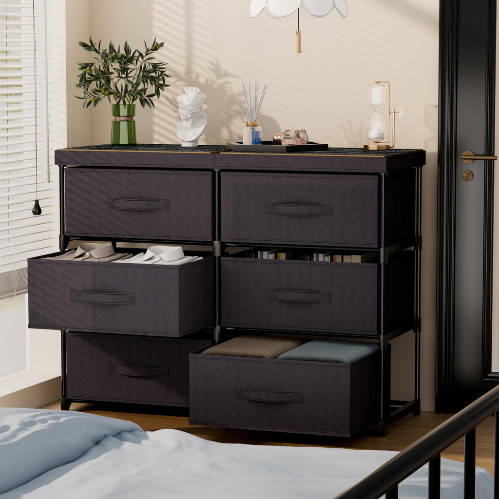 6 Fabric Drawer Dresser Z7824