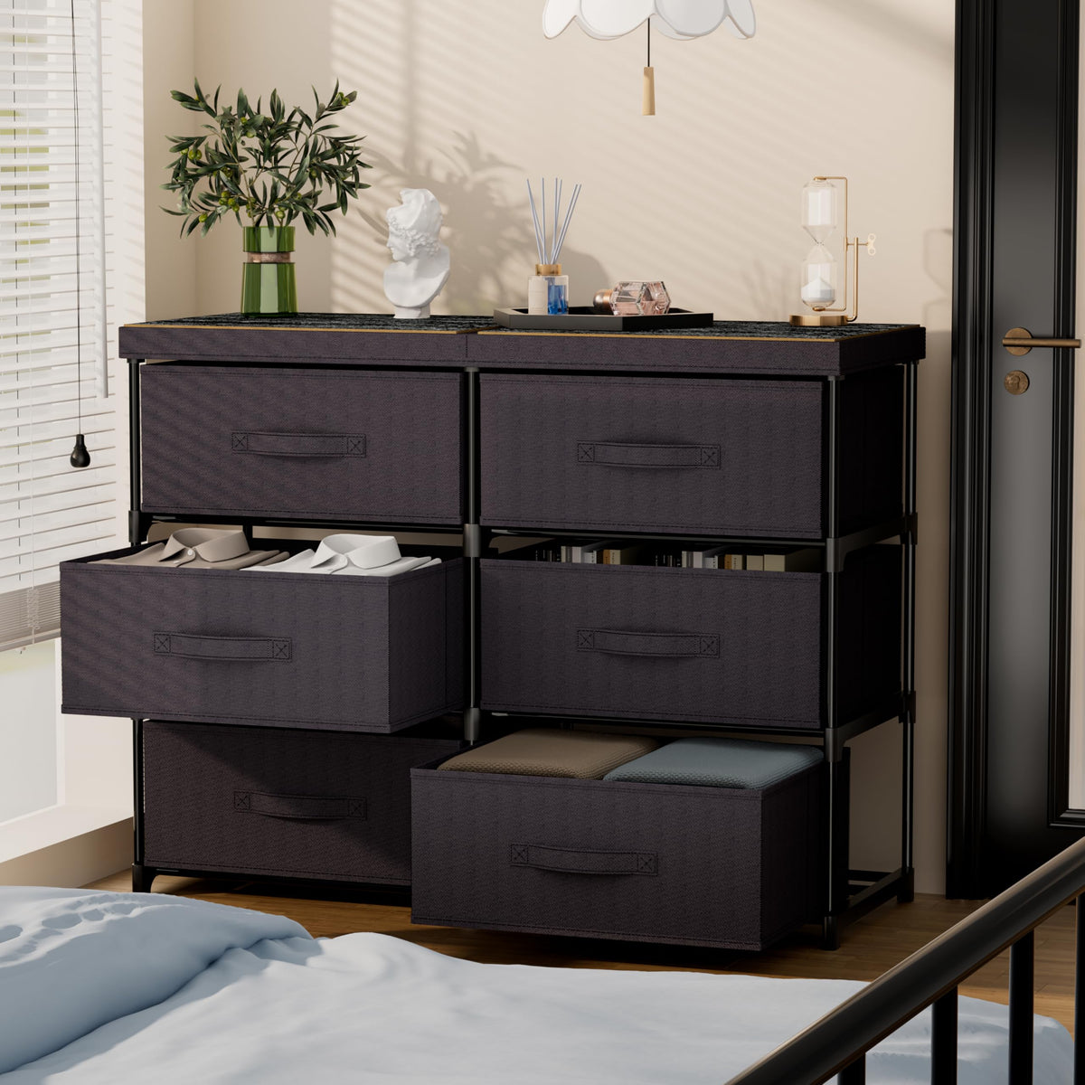 6 Fabric Drawer Dresser Z7824