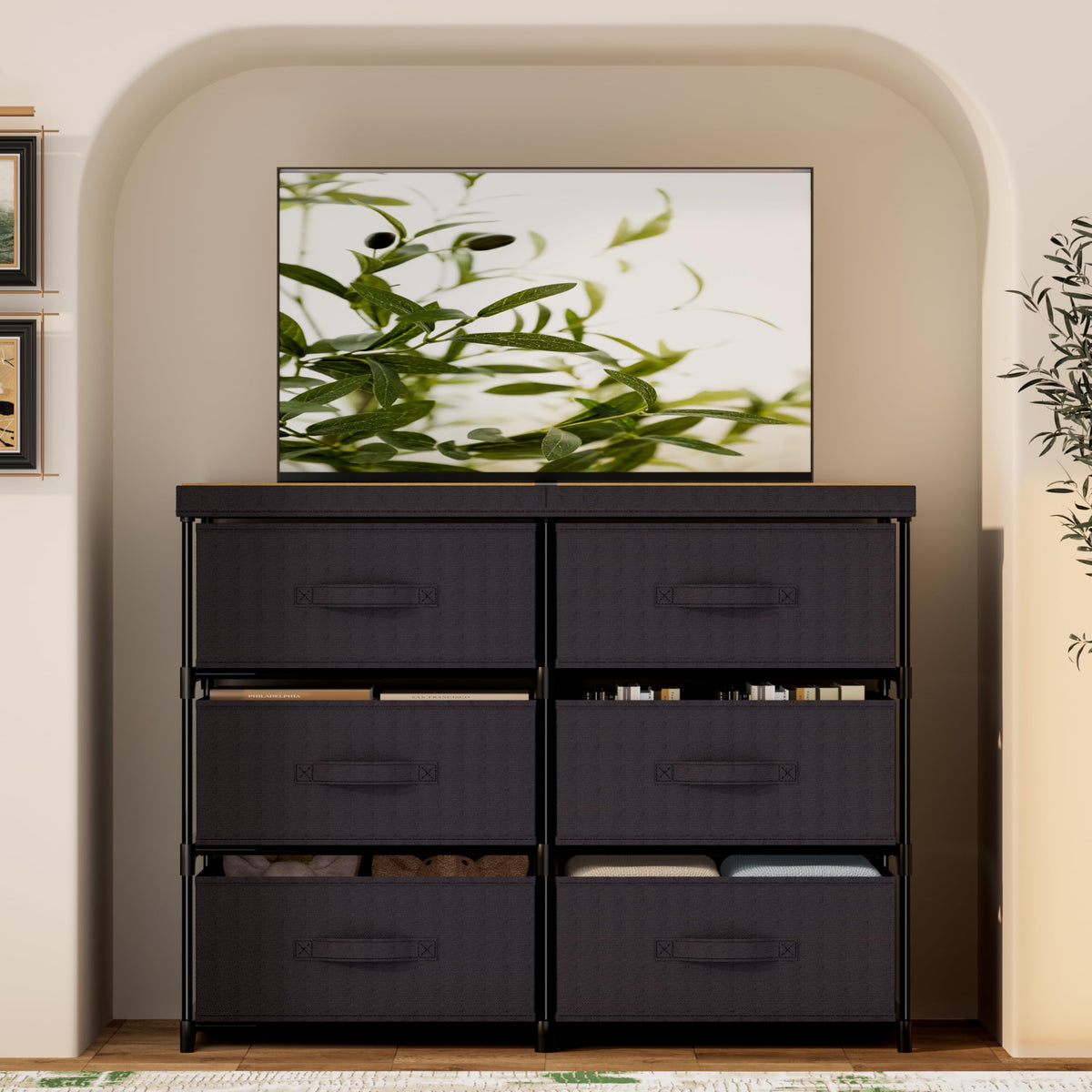 6 Fabric Drawer Dresser Z7824