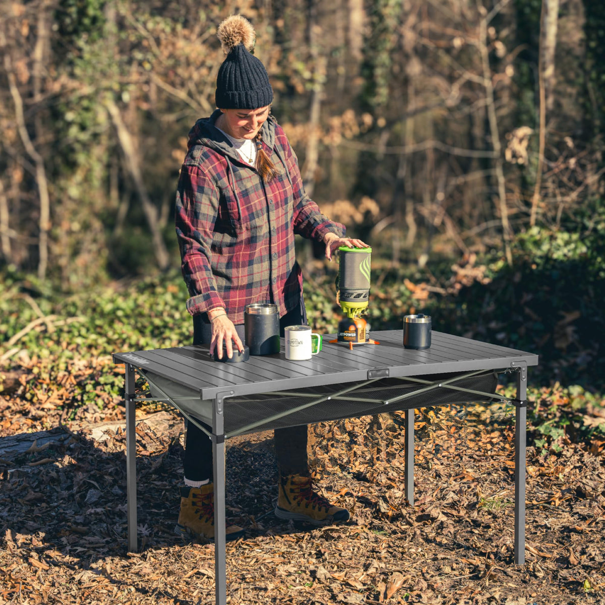 Portable Aluminum Camping Table E708