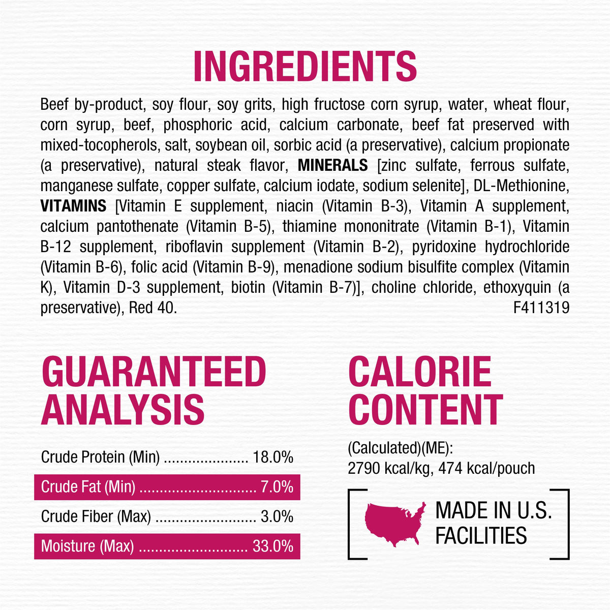Moist & Meaty Soft Dog Food Pouches, 36 ct W7240