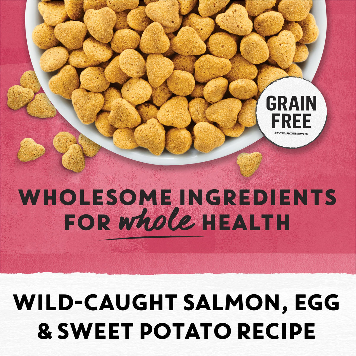 Grain Free Dry Cat Food Salmon, Egg and Sweet Potato Recipe 11 lb. Bag L502495