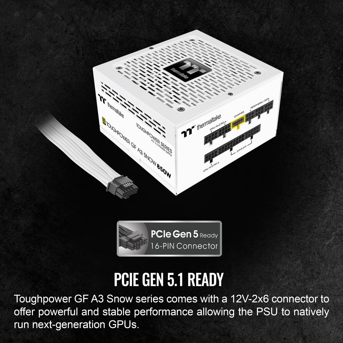 850W 80+ Gold Full Modular ATX 3.1 Power Supply E11762