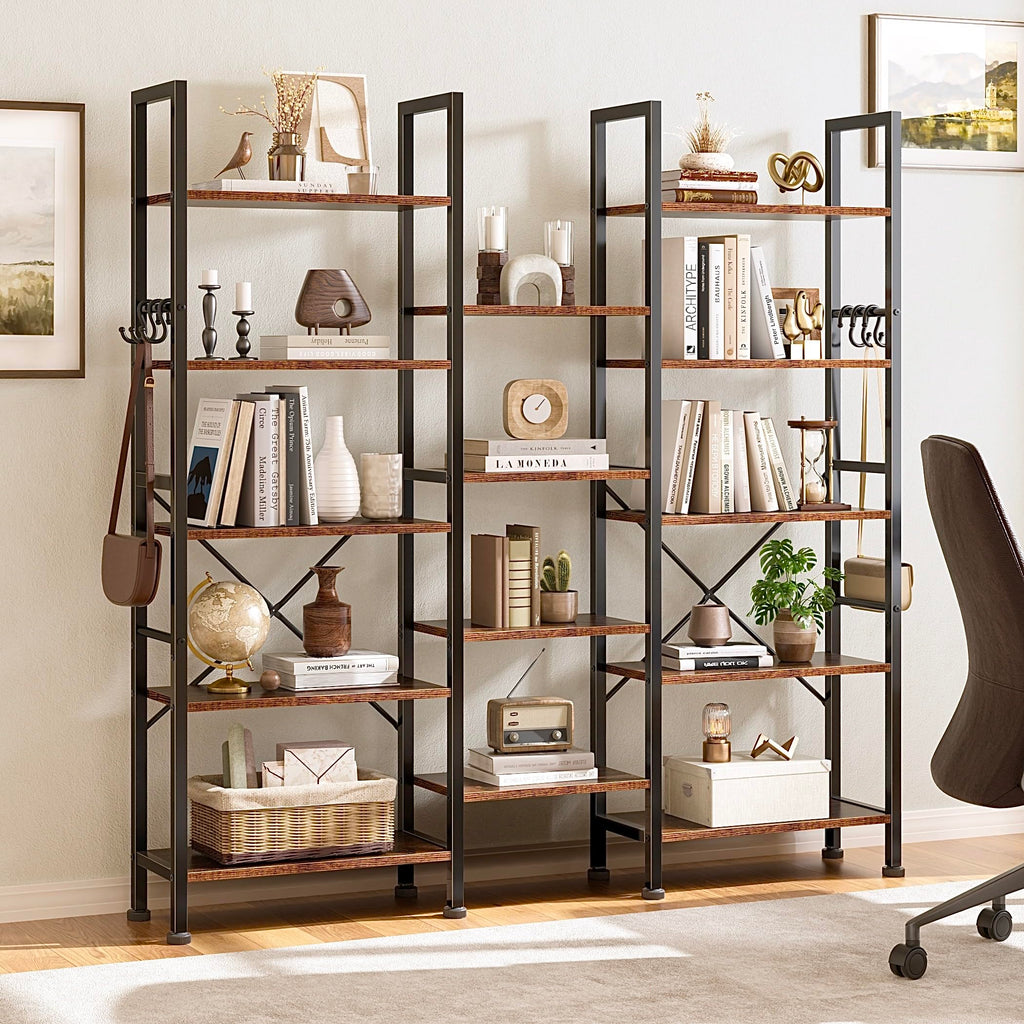 5 Tier Bookshelf with 14 Display Shelves O53360