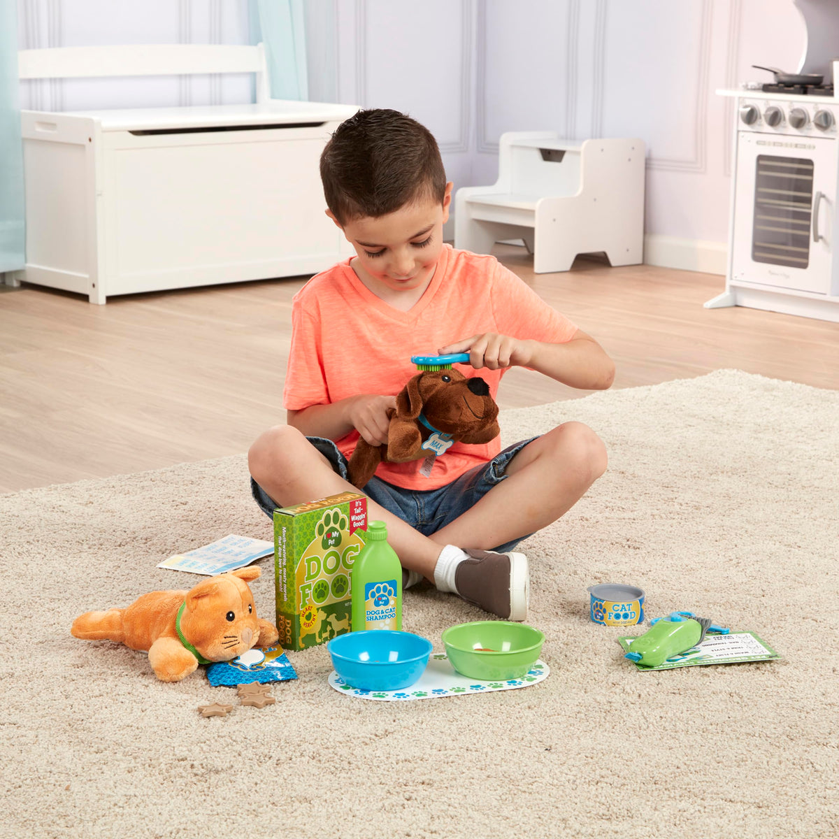 Feeding and Grooming Pet Care Play Set N74960
