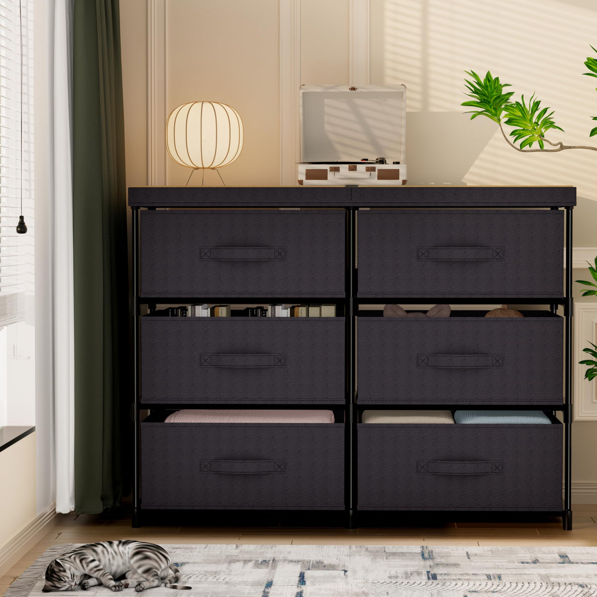 6 Fabric Drawer Dresser Z7824